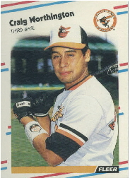 1988 Fleer Update Baseball Cards       004      Craig Worthington